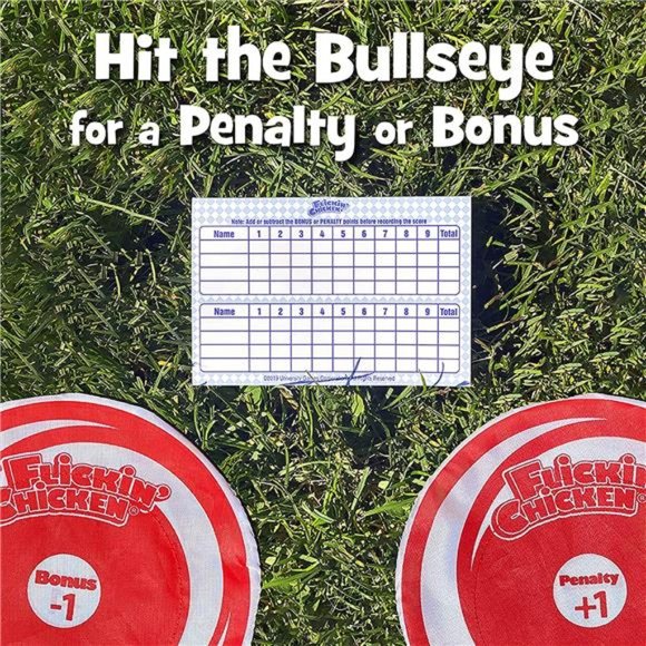 Games | Flickin Chicken Indoor Outdoor Target Toss Game, for 2 or More Players - Picture 3 of 6